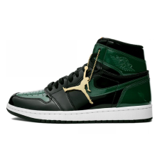 Air Jordan 1 High OG  Solefly черно-зеленые