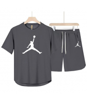 Футболка и шорты повседневные Air Jordan серые