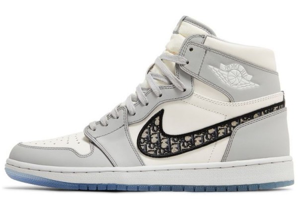 Nike Air Jordan 1 x Dior Grey зимние