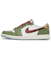 Nike Air Jordan 1 Low OG Year of the Dragon зеленые
