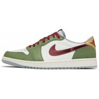Nike Air Jordan 1 Low OG Year of the Dragon зеленые