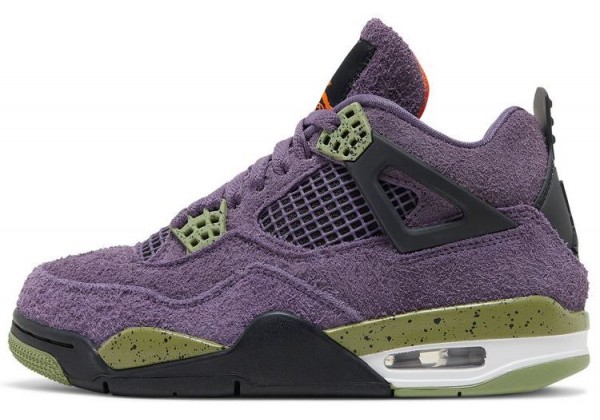 Nike Air Jordan 4 Retro Canyon Purple с мехом