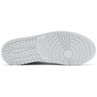 Nike Air Jordan 1 Mid Triple White белые