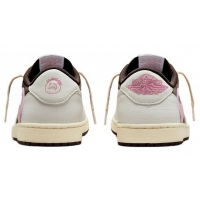 Nike x Travis Scott Air Jordan 1 Low OG Dark Pony Pink Oxford