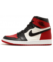 Nike Air Jordan 1 High Bred Toe с мехом