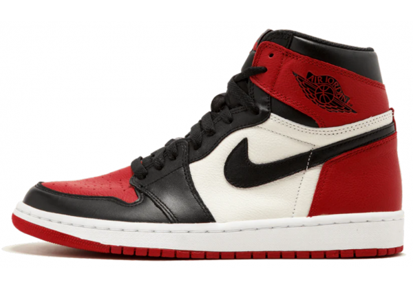 Nike Air Jordan 1 High Bred Toe с мехом