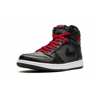 Nike Air Jordan 1 Retro High Og Black Satin Gym Red