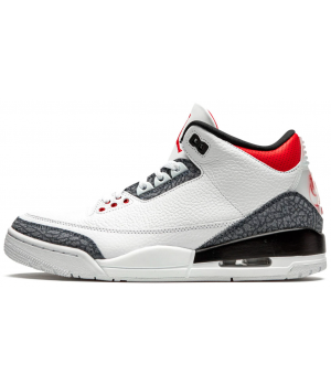 Nike Air Jordan 3 Denim Fire Red