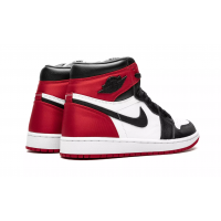 Nike Air Jordan 1 High Satin Black Toe Black Toe