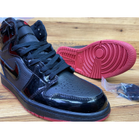 Nike Jordan 1 All Black Red