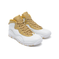 Nike Air Jordan 10 Retro White Gold