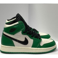 Nike Air Jordan 1 High Retro Green White зимние