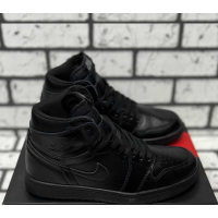 Nike Air Jordan 1 Retro Black зимние