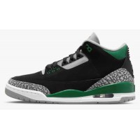 Кроссовки Nike Air Jordan 3 Pine Green зеленые