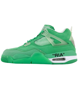 Кроссовки Nike Air Jordan 4 Retro зеленые 