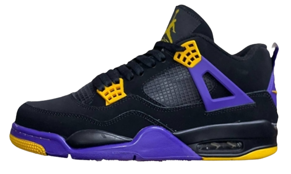 Nike Air Jordan 4 Retro Black Purple 