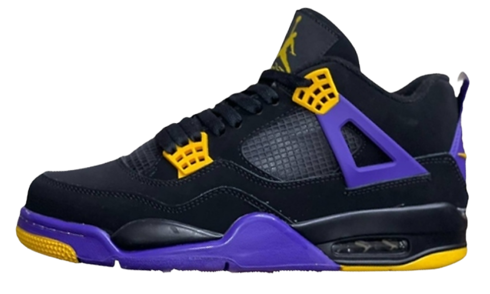 jordan 4s purple and black