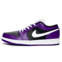 Кроссовки Nike Air Jordan Retro 1 Og черные с фиолетовым