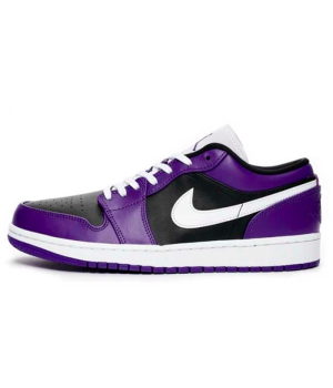 Кроссовки Nike Air Jordan Retro 1 Og черные с фиолетовым
