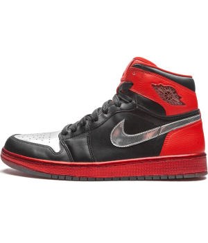 Кроссовки Nike Air Jordan 1 Retro High Lofts черные с красным