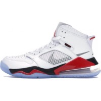Кроссовки Nike Air Jordan 270 белые с красным