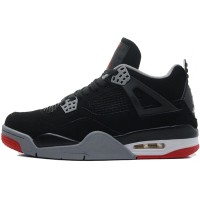 Кроссовки Nike Air Jordan (Аир Джордан) 4 Retro Black черные