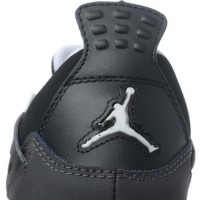 Кроссовки Nike Air Jordan (Аир Джордан) 4 Retro Grey Black серо-черные
