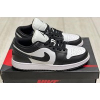 Кроссовки Nike Air Jordan 1 Low Dunk черно-белые