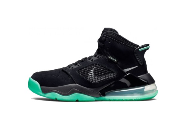 Кроссовки Nike Air Jordan 270 черные с зеленым
