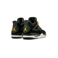 Кроссовки Nike Air Jordan 4 Retro черно-желтые
