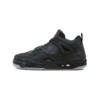 Кроссовки Nike Air Jordan 4 Retro замшевые черные