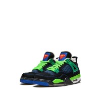 Кроссовки Nike Air Jordan 4 Retro сине-зеленые