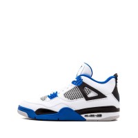 Кроссовки Nike Air Jordan 4 Retro бело-синие