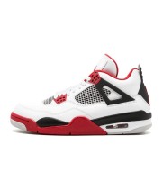 Кроссовки Nike Air Jordan 4 Retro красно-белые