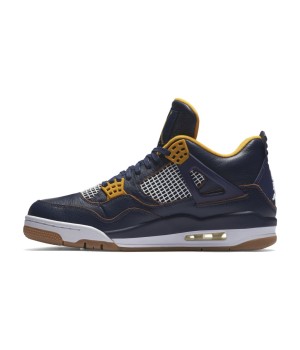 Кроссовки Nike Air Jordan 4 Retro сине-желтые