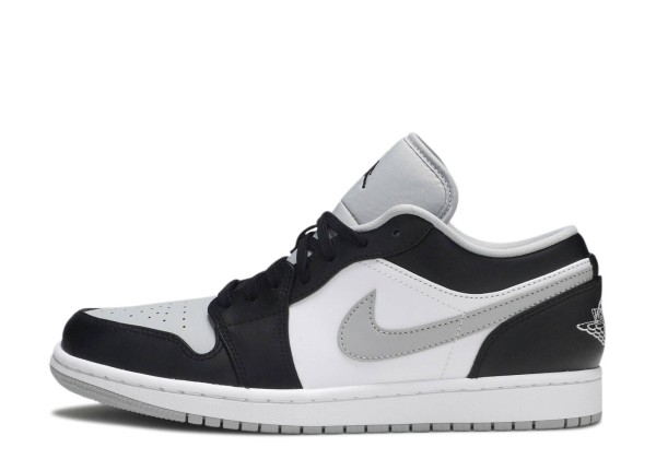 Кроссовки Nike Air Jordan 1 Low черно-белые с серым