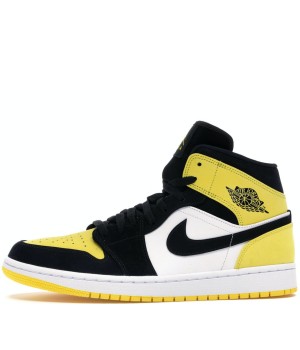 Кроссовки Nike Air Jordan 1 Retro Low Yellow\Black