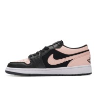 Кроссовки Nike Air Jordan 1 Low  черно-розовые