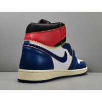 Кроссовки Air Jordan Retro High Nrg Un сине-бело-красные