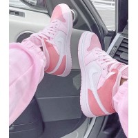 Кроссовки Nike Air Jordan 1 Mid Digital Pink