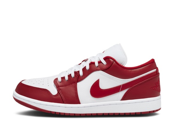 Кроссовки Nike Air Jordan 1 Low красно-белые