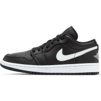Кроссовки Nike Air Jordan 1 Low черные с белым