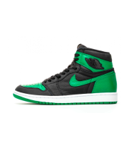 Кроссовки Nike Air Jordan (Аир Джордан) зелено-черно-белые