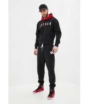 Спортивный костюм мужской Nike Jordan черно-красный